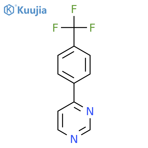 4-(4-(Trifluoromethyl)phenyl)pyrimidine structure