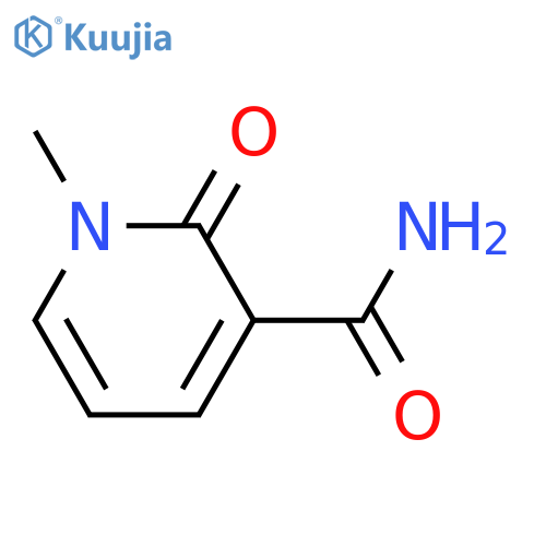 1-Methyl-2-oxo-1,2-dihydropyridine-3-carboxamide structure