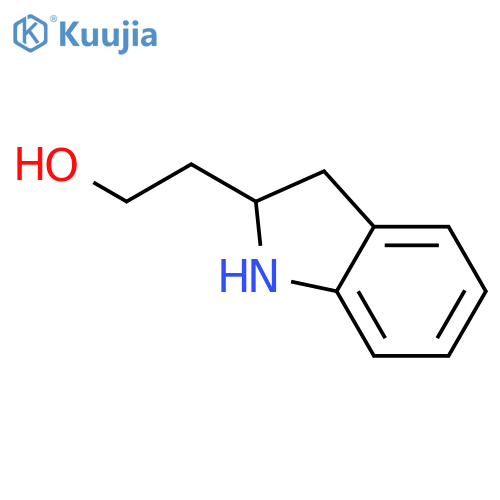 2-(2,3-dihydro-1H-indol-2-yl)ethan-1-ol structure