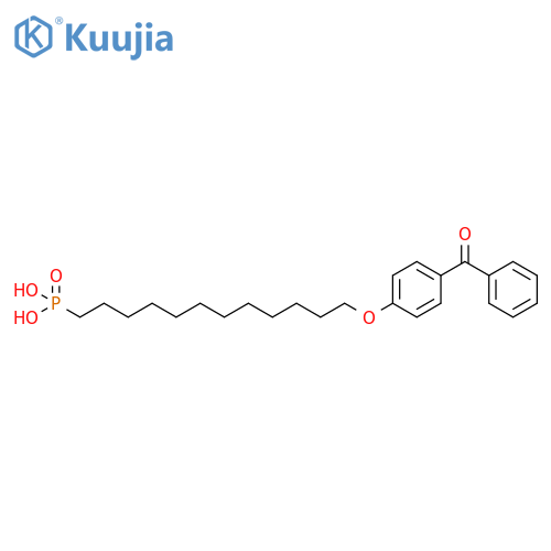 PHOSPHONIC ACID, [12-(4-BENZOYLPHENOXY)DODECYL]- structure