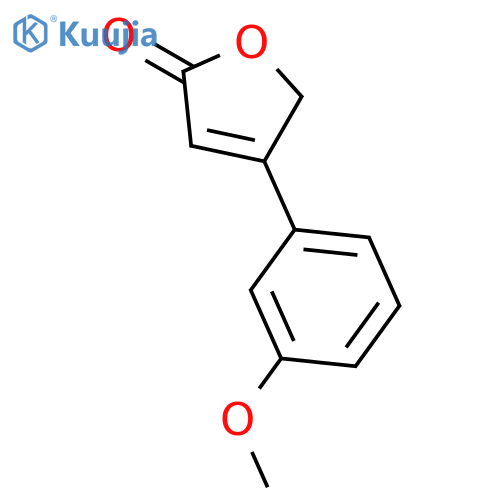 4-(3-methoxyphenyl)-2,5-dihydrofuran-2-one structure