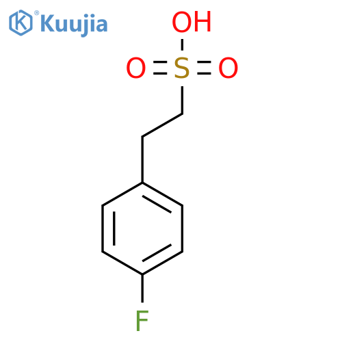 2-(4-Fluorophenyl)ethanesulfonic acid structure