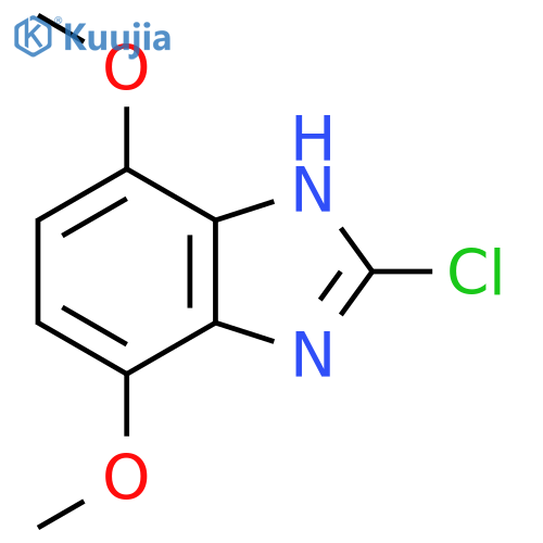 2-chloro-4,7-dimethoxy-1H-benzo[d]imidazole structure