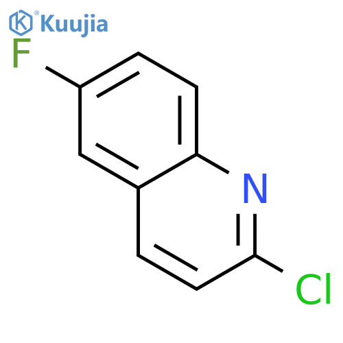 2-chloro-6-fluoro-quinoline structure