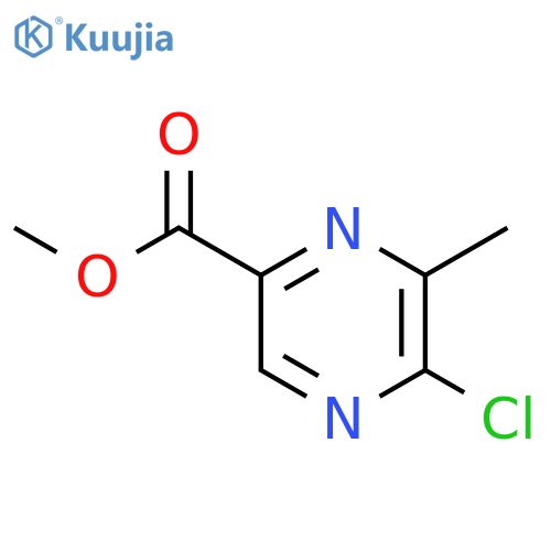 Methyl 5-chloro-6-methylpyrazine-2-carboxylate structure
