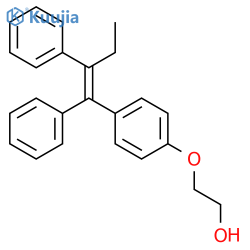 2-{4-[(1Z)-1,2-diphenylbut-1-en-1-yl]phenoxy}ethanol structure