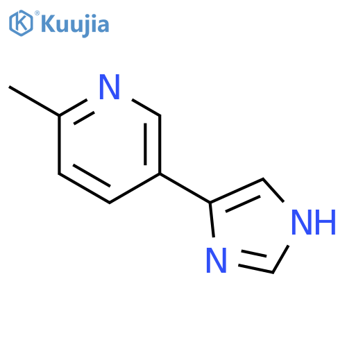5-(1H-imidazol-4-yl)-2-methylpyridine structure