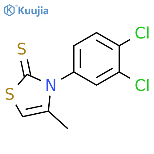 2(3H)-Thiazolethione, 3-(3,4-dichlorophenyl)-4-methyl- structure