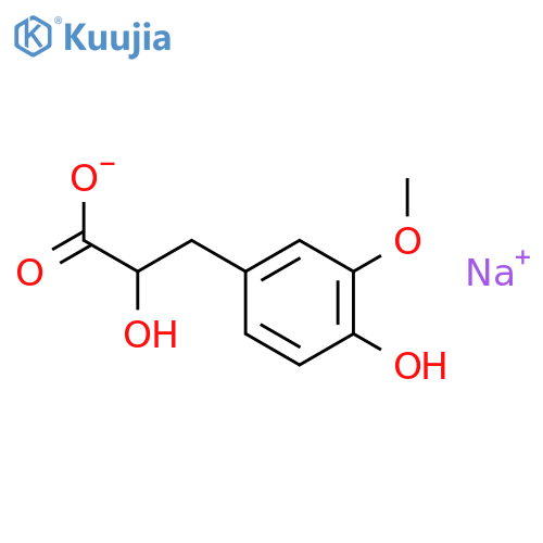 Vanillactic Acid Sodium Salt structure