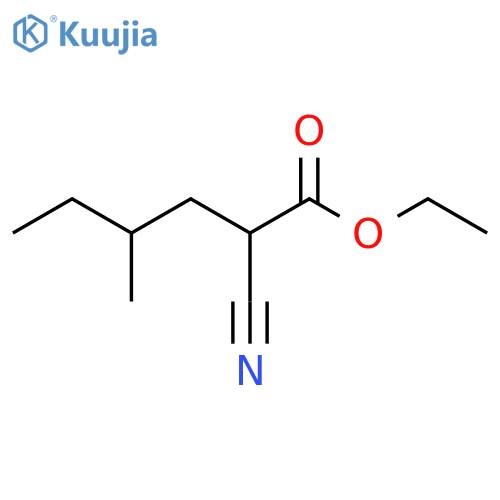 2-Cyano-4-Methylhexanoic Acid Ethyl Ester structure
