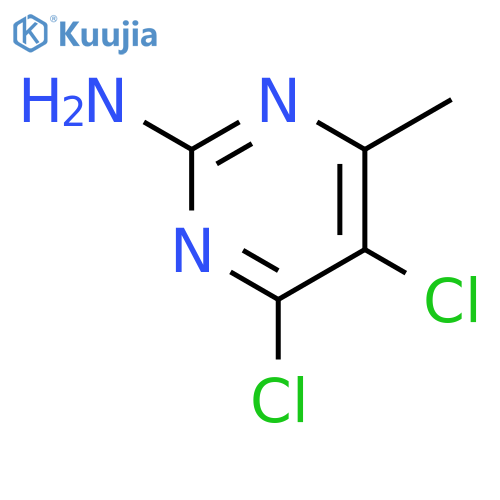 4,5-Dichloro-6-methylpyrimidin-2-amine structure