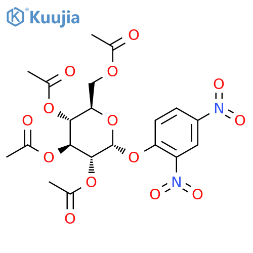 2,4-Dinitrophenyl 2,3,4,6-tetra-O-acetyl-α-D-glucopyranoside structure