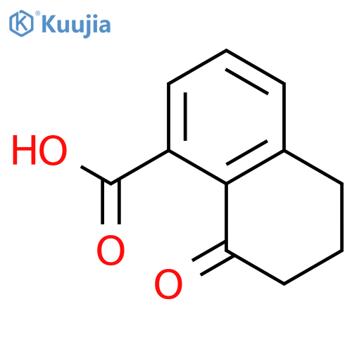 4-oxotetralin-5-carboxylic acid structure