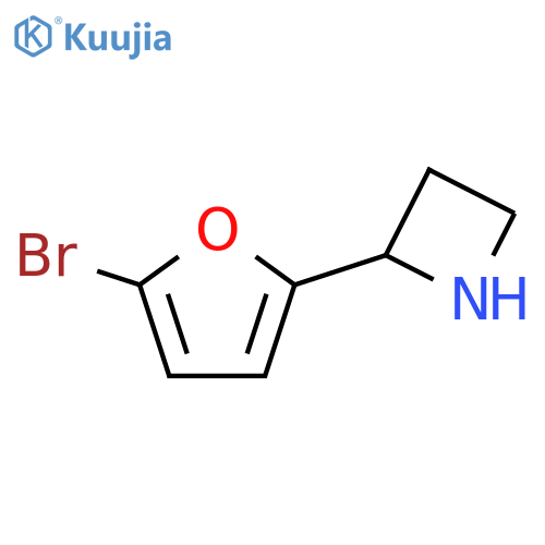 2-(5-bromofuran-2-yl)azetidine structure
