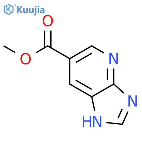 Methyl 1H-imidazo4,5-bpyridine-6-carboxylate structure