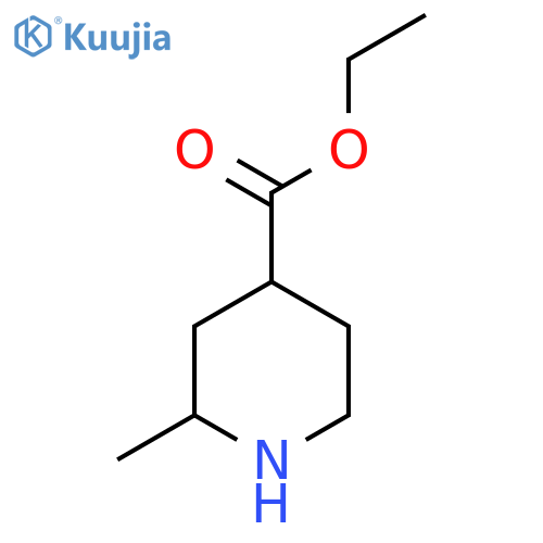 ethyl 2-methylpiperidine-4-carboxylate structure