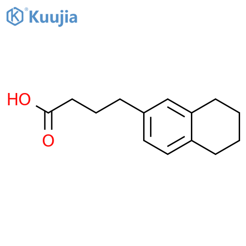 4-(5,6,7,8-tetrahydronaphthalen-2-yl)butanoic acid structure