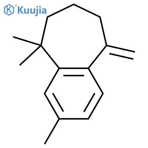 5H-BENZOCYCLOHEPTENE, 6,7,8,9-TETRAHYDRO-2,9,9-TRIMETHYL-5-METHYLENE- structure