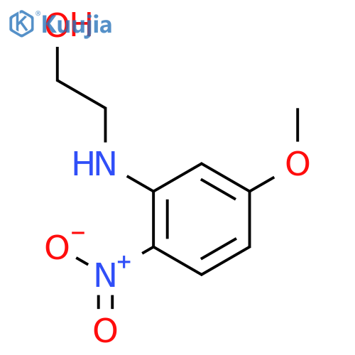 Ethanol,2-[(5-methoxy-2-nitrophenyl)amino]- structure