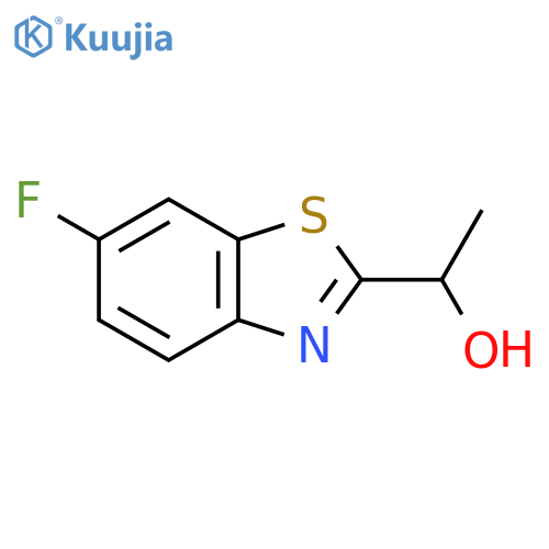 2-Benzothiazolemethanol, 6-fluoro-alpha-methyl- structure