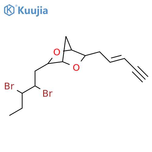 3-(2,3-Dibromopentyl)-6-[(Z)-2-penten-4-ynyl]-2,5-dioxabicyclo[2.2.1]heptane structure