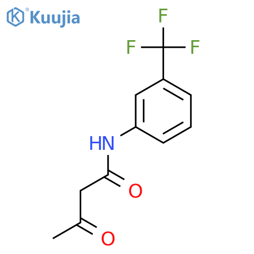 3-Oxo-N-3-(trifluoromethyl)phenylbutanamide structure