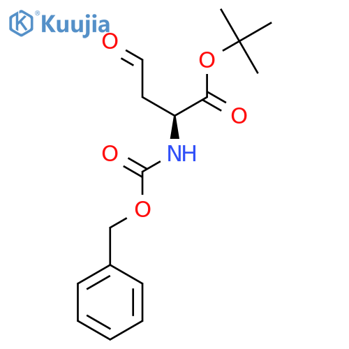 t-Butyl (2S)-2-(Benzyloxycarbonylamino)-4-oxo-butyrate structure