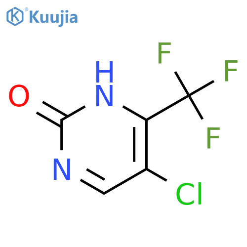 5-chloro-6-(trifluoromethyl)-2(1h)-pyrimidinone structure