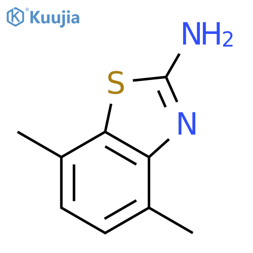 4,7-Dimethyl-1,3-benzothiazol-2-amine structure