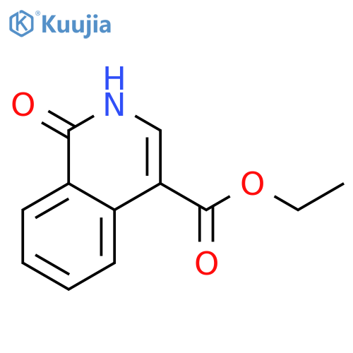 Ethyl 1-oxo-1,2-dihydroisoquinoline-4-carboxylate structure