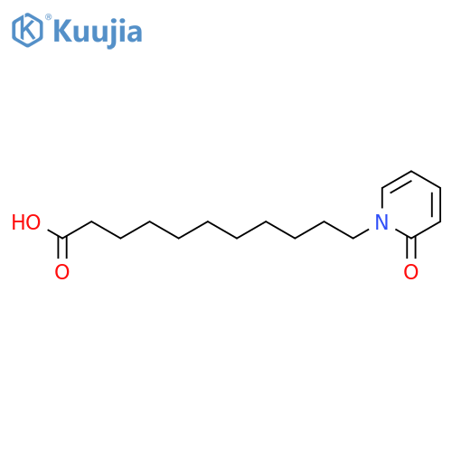 1(2H)-Pyridineundecanoic acid, 2-oxo- structure