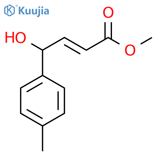 Methyl (E)-4-hydroxy-4-(4'-methylphenyl)but-2-enoate structure