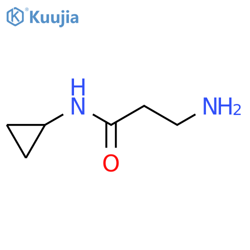 3-Amino-N-cyclopropylpropanamide structure