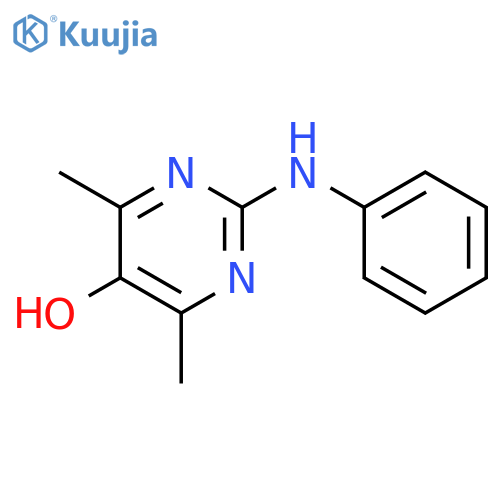 5-Pyrimidinol,4,6-dimethyl-2-(phenylamino)- structure