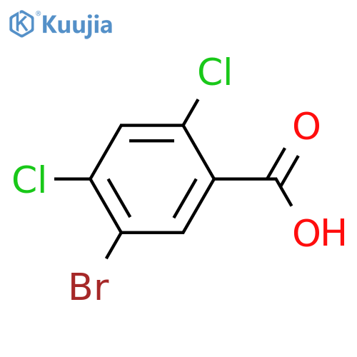 5-Bromo-2,4-dichlorobenzoic acid structure
