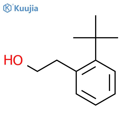 2-(2-tert-butylphenyl)ethan-1-ol structure
