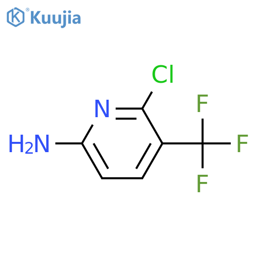 6-Chloro-5-(trifluoromethyl)pyridin-2-amine structure
