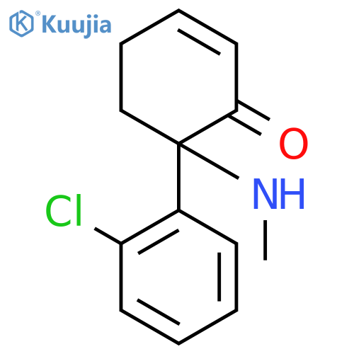 6-(2-Chlorophenyl)-6-(methylamino)-2-cyclohexen-1-one structure