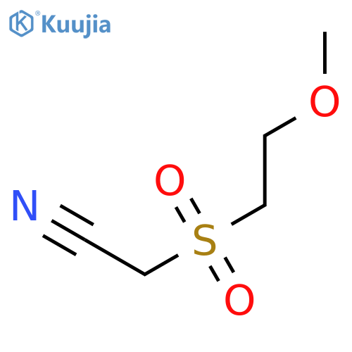 ACETONITRILE, [(2-METHOXYETHYL)SULFONYL]- structure