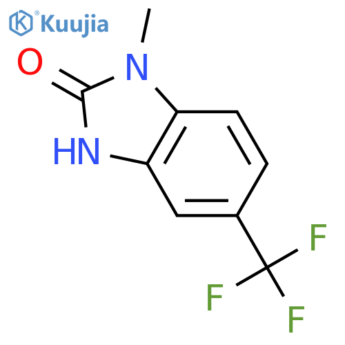 1-Methyl-5-(trifluoromethyl)-3H-1,3-benzodiazol-2-one structure