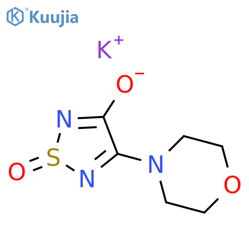 4-(4-Morpholinyl)-1,2,5-Thiadiazol-3(2H)-one 1-Oxide Potassium Salt structure