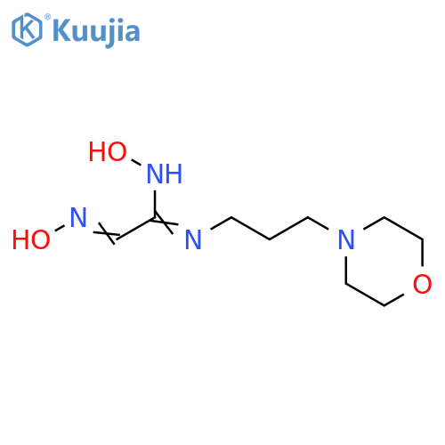 Ethanimidamide,N-hydroxy-2-(hydroxyimino)-N'-[3-(4-morpholinyl)propyl]- structure