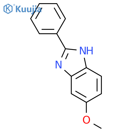1H-Benzimidazole, 5-methoxy-2-phenyl- structure