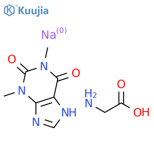 Sodium theophylline glycinate structure