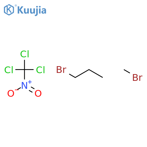 bromomethane; 1-bromopropane; trichloro-nitro-methane structure