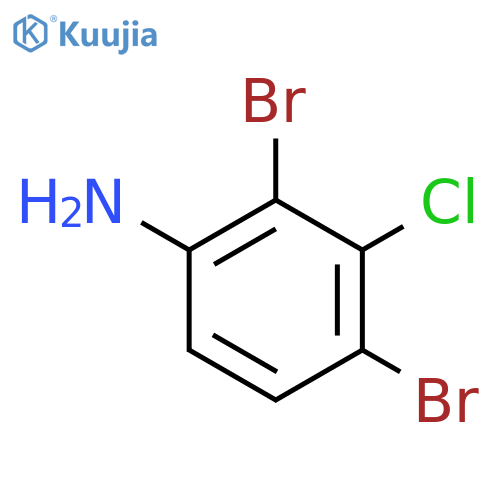 2,4-dibromo-3-chloro-aniline structure