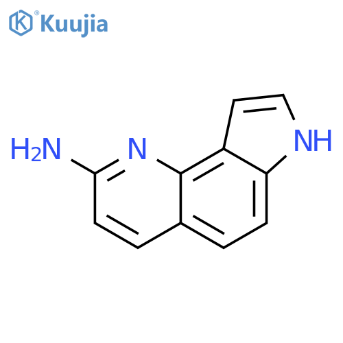 7H-Pyrrolo[2,3-h]quinolin-2-amine structure