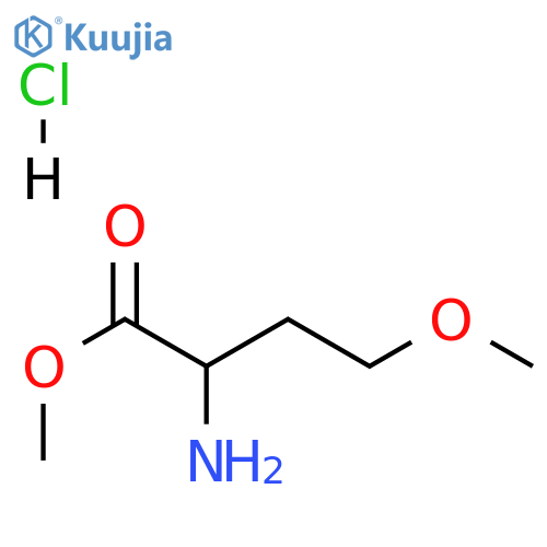 methyl 2-amino-4-methoxybutanoate hydrochloride structure