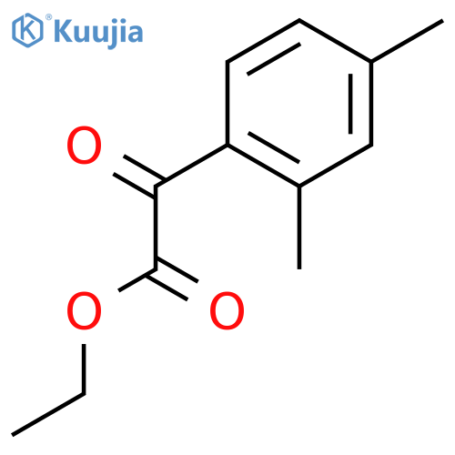 Ethyl 2-(2,4-dimethylphenyl)-2-oxoacetate structure
