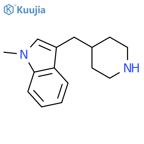 1-methyl-3-(piperidin-4-yl)methyl-1H-indole structure